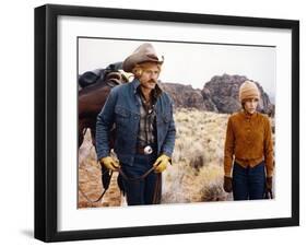 Le Cavalier electrique THE ELECTRIC HORSEMAN by SydneyPollack with Robert Redford and Jane Fonda, 1-null-Framed Photo