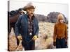 Le Cavalier electrique THE ELECTRIC HORSEMAN by SydneyPollack with Robert Redford and Jane Fonda, 1-null-Stretched Canvas
