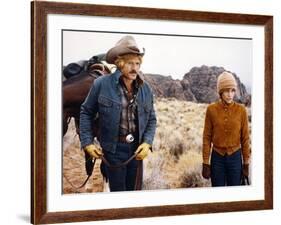 Le Cavalier electrique THE ELECTRIC HORSEMAN by SydneyPollack with Robert Redford and Jane Fonda, 1-null-Framed Photo