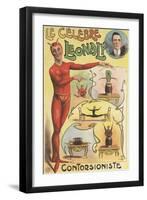 Le célèbre Leonaly, contorsioniste-null-Framed Giclee Print