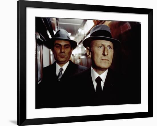 Le Cercle Rouge by Jean-Pierre Melville with Bourvil, 1970 (photo)-null-Framed Photo