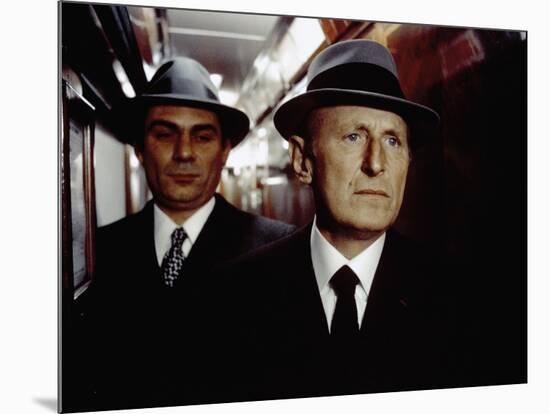 Le Cercle Rouge by Jean-Pierre Melville with Bourvil, 1970 (photo)-null-Mounted Photo