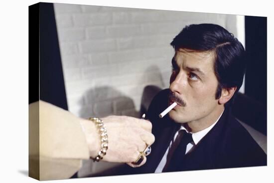 Le Cercle Rouge The red circle by Jean-Pierre Melville with Alain Delon, 1970 (photo)-null-Stretched Canvas