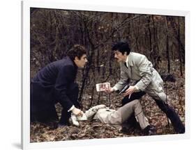 Le Cercle Rouge The red circle by Jean-Pierre Melville with Gian-Maria Volonte, Alain Delon, 1970 (-null-Framed Photo