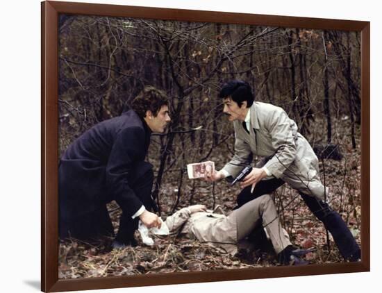 Le Cercle Rouge The red circle by Jean-Pierre Melville with Gian-Maria Volonte, Alain Delon, 1970 (-null-Framed Photo