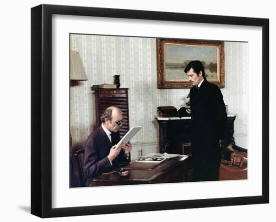 Le Cercle Rouge The red circle by Jean-Pierre Melville with Paul Crauchet, Alain Delon, 1970 (photo-null-Framed Photo
