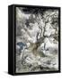 Le ch? et le roseau-Gustave Moreau-Framed Stretched Canvas