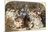 Le Chahut au Bal de l'Opera, 1851-Eugene Lami-Mounted Giclee Print