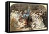 Le Chahut au Bal de l'Opera, 1851-Eugene Lami-Framed Stretched Canvas