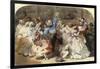 Le Chahut au Bal de l'Opera, 1851-Eugene Lami-Framed Giclee Print