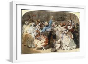 Le Chahut au Bal de l'Opera, 1851-Eugene Lami-Framed Giclee Print