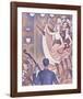 Le Chahut-Georges Seurat-Framed Art Print