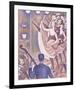 Le Chahut-Georges Seurat-Framed Art Print