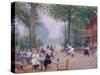 Le Châlet du cycle au Bois de Boulogne-Jean Béraud-Stretched Canvas