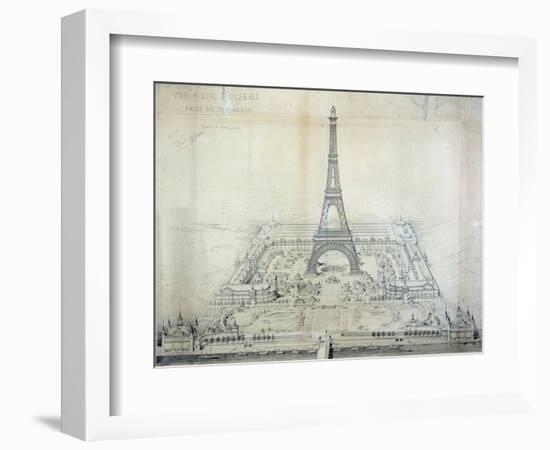 Le Champ De Mars - Universal Exposition of 1889-null-Framed Giclee Print