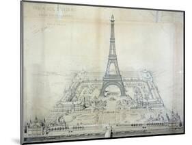 Le Champ De Mars - Universal Exposition of 1889-null-Mounted Giclee Print