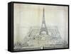Le Champ De Mars - Universal Exposition of 1889-null-Framed Stretched Canvas