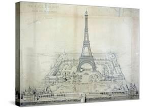 Le Champ De Mars - Universal Exposition of 1889-null-Stretched Canvas