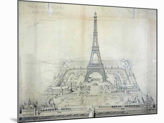 Le Champ De Mars - Universal Exposition of 1889-null-Mounted Giclee Print