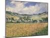 Le champ des coquelicots (environs de Giverny).-Claude Monet-Mounted Giclee Print