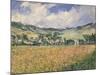 Le champ des coquelicots (environs de Giverny).-Claude Monet-Mounted Giclee Print