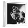 LE CHAMPION by MarkRobson with Kirk Douglas and Marilyn Maxwell, 1949 (b/w photo)-null-Framed Photo