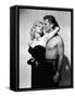 LE CHAMPION by MarkRobson with Kirk Douglas and Marilyn Maxwell, 1949 (b/w photo)-null-Framed Stretched Canvas