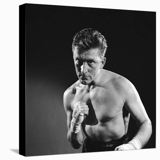 Le champion CHAMPION by Mark Robson with Kirk Douglas, 1949 (b/w photo)-null-Stretched Canvas