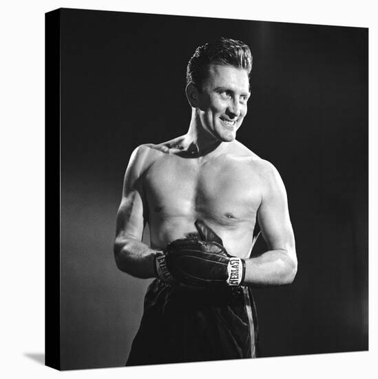 Le champion CHAMPION by Mark Robson with Kirk Douglas, 1949 (b/w photo)-null-Stretched Canvas