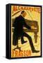 Le Chanteur De Music Hall H. Fragson Au Cabaret Alcazar D Ete-null-Framed Stretched Canvas