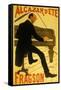 Le Chanteur De Music Hall H. Fragson Au Cabaret Alcazar D Ete-null-Framed Stretched Canvas