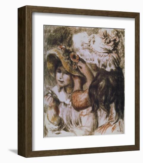 Le Chapeau Epingle, 2E Planche, 1898-Pierre-Auguste Renoir-Framed Art Print