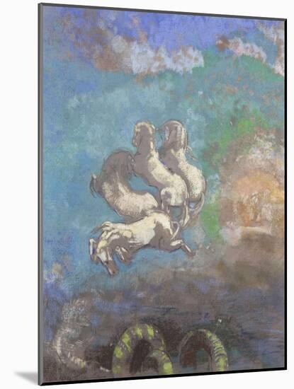 Le Char d'Apollon-Odilon Redon-Mounted Giclee Print