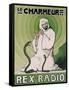 Le Charmeur, Rex-Radio, circa 1930-null-Framed Stretched Canvas