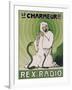 Le Charmeur, Rex-Radio, circa 1930-null-Framed Giclee Print