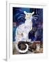 Le Chat Blanc-Artpoptart-Framed Giclee Print