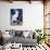 Le Chat Blanc-Artpoptart-Giclee Print displayed on a wall