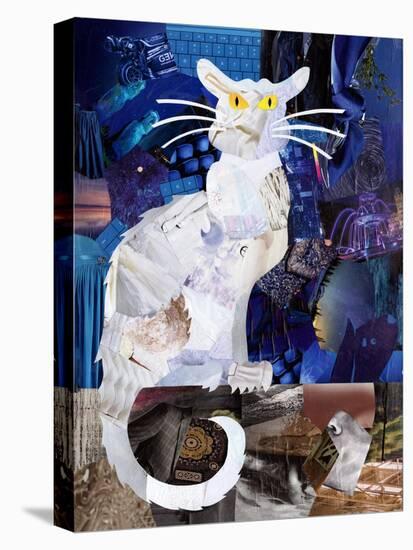 Le Chat Blanc-Artpoptart-Stretched Canvas