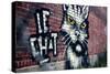 Le Chat Graffiti Montreal Canada-null-Stretched Canvas