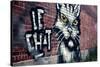 Le Chat Graffiti Montreal Canada-null-Stretched Canvas