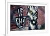 Le Chat Graffiti Montreal Canada-null-Framed Photo