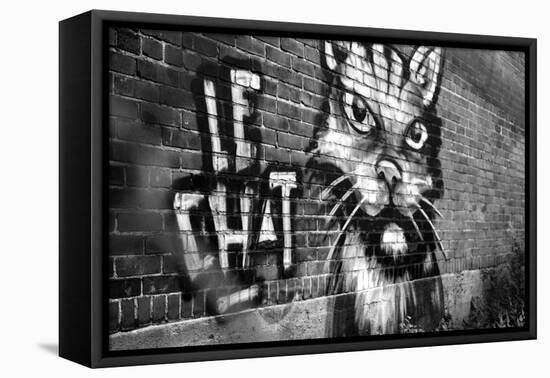 Le Chat Graffiti-null-Framed Stretched Canvas