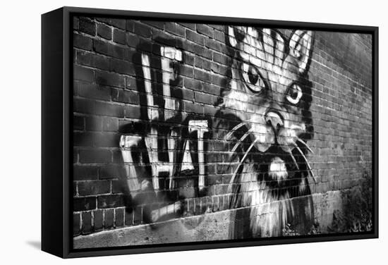 Le Chat Graffiti-null-Framed Stretched Canvas