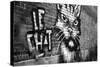 Le Chat Graffiti-null-Stretched Canvas