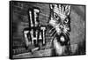 Le Chat Graffiti-null-Framed Stretched Canvas