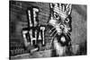 Le Chat Graffiti-null-Stretched Canvas