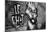 Le Chat Graffiti-null-Mounted Photo