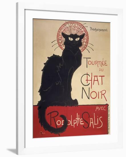 Le Chat Noir-Theophile Steinlen-Framed Giclee Print