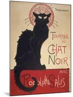 Le Chat Noir-Theophile Steinlen-Mounted Giclee Print