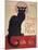 Le Chat Noir-Theophile Steinlen-Mounted Giclee Print